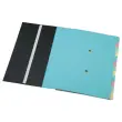 Trieur extensible carte lustrée - 12 onglets - Noir - FIDUCIAL