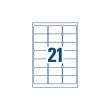 100 Planches d'étiquettes laser AVERY 63,5x38,1 mm soit 2400 étiq/boîte