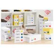 105 pastilles gommettes rondes, &Oslash; 19 mm,blanc 