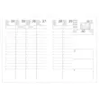 Agenda semainier Classique - 10x15 cm - Noir - Août 2026 à juillet 2027