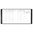 Agenda semainier classique 16x16 cm - Noir