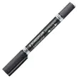 Marqueur permanent double pointe Lumocolor - Noir - STAEDTLER