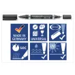 Marqueur permanent double pointe Lumocolor - Noir - STAEDTLER