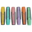 6 Surligneurs pastel - Pointe large - FIDUCIAL OFFICE SOLUTIONS