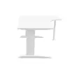 Bureau BUENOS AIRES compact retour à droite blanc/blanc, L160