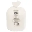 25 Sacs poubelle à liens traditionnels - Déchets courants - Blanc - 50 L