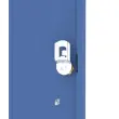 Vestiaire industrie propre 2 colonnes H.180 x L.60 cm Gris.