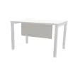 Voile de fond m&eacute;lamin&eacute; L 120 aluminium 