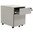 Caisson mobile en m&eacute;tal 2 tiroirs aluminium mont&eacute; 