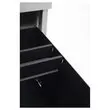 Caisson mobile en m&eacute;tal 2 tiroirs aluminium mont&eacute; 