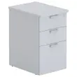 Caisson 3 tiroirs - Gris - P 60 cm