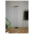 Lampadaire droit LED 30W chromé, avec variateur noir