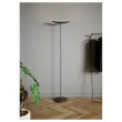 Lampadaire droit LED 30W chromé, avec variateur noir