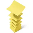 Dévidoir Pro Noir Z-Notes Super StickyPost-it® + 1 bloc jaune 76 x 76 - POST IT