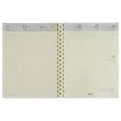 Agenda semainier  Timing - 17,1x22 cm - Assortis - Janvier &agrave; d&eacute;cembre - BREPOLS 