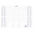 Bloc sous-main 50x35 cm - 50 feuilles - Janvier à décembre - BREPOLS
