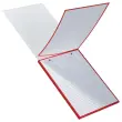 Bloc 30 feuilles de fiches bristol rouge A5 5x5 