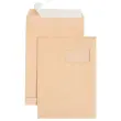 250 Pochettes à soufflet kraft brun - 229x324mm - fenêtre 50x105 - GPV PACK'N POST