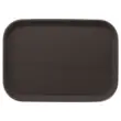 Plateau de service rectangulaire - 35 x 25 cm - Marron