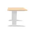 Table 80 x 80 hêtre - pieds blanc