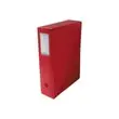 Boîte de classement en polypropylène opaque- Dos 8 cm - rouge - FIDUCIAL