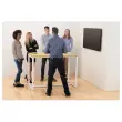 Table haute Easydesk - 150 x 75 cm - Pied blanc et plateau hêtre - PAPERFLOW