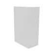 Tour de rangement ouverture &agrave; gauche H1300 blanc 
