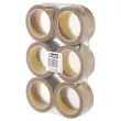 6 Rubans d'emballage 371 - Havane - 50 mm x 66 m - 3M SCOTCH