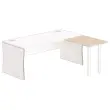 Retour BUDAPEST et BUENOS AIRES 80x60 plateau acacia cl- pieds blancs
