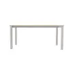 Bureau Bruxelles – 160 x 80 cm – Plateau acacia et pieds aluminium - FIDUCIAL