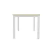 Bureau BRUXELLES 180 x 80 acacia - pieds blancs