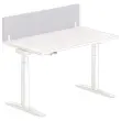 Cloisonnette pour bureau L.140 gris/blanc 