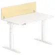 Cloisonnette pour bureau L. 140 hêtre/alu