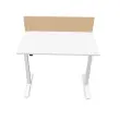 Cloisonnette pour bureau L. 140 hêtre/alu
