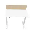 Cloisonnette pour bureau L. 140 acacia/alu
