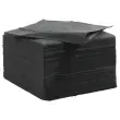 125 serviettes double épaisseur - 33x33cm - Noir - DUNI