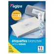 100 Planches d'étiquettes multiusages - 70x37 mm - APLI