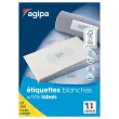 100 Planches d'étiquettes multiusages 105x42,4 mm soit 1400 étiq/boîte