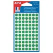 462 pastilles gommettes de signalisation rondes, Ø 8 mm, vert