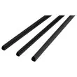 25 Baguettes à relier - 6 mm - Noir - Pavo