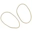 Sachet de 1 kg de bracelets &eacute;lastiques &eacute;troits en caoutchouc - Blond - 100 mm - SIGN 