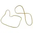 Sachet de 1 kg de bracelets &eacute;lastiques &eacute;troits en caoutchouc - Blond - 150 mm - SIGN 