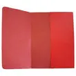 10 Chemises pochettes carte lustr&eacute;e avec soufflet 250 g 
