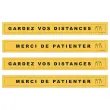 4 Bandes de signalisation au sol