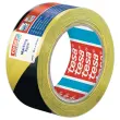 Adh&eacute;sif de marquage au sol 33 m x 50 mm - Jaune et noir - TESA 