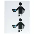 2 poign&eacute;e de porte, adaptateur ouverturesans les mains,handicap/hygi&egrave;ne 