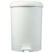 Poubelle à pédale plastique blanc 40 L