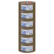 6 Rouleaux d'adh&eacute;sif d'emballage en polypropyl&egrave;ne - Havane - 66 m x 50 mm - Tesa 