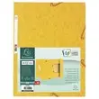 Chemise 3 rabats &agrave; &eacute;lastiques carte lustr&eacute;e - Jaune - EXACOMPTA 
