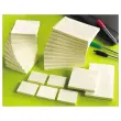 Bloc notes repositionnables - 7,6 x 7,6 cm - Jaune - FIDUCIAL